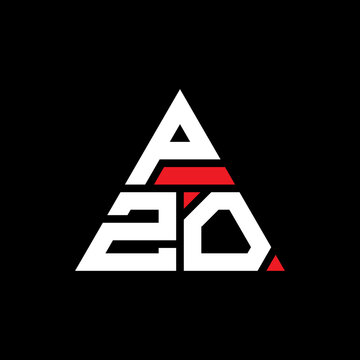 PZO triangle letter logo design with triangle shape. PZO triangle logo design monogram. PZO triangle vector logo template with red color. PZO triangular logo Simple, Elegant, and Luxurious Logo...