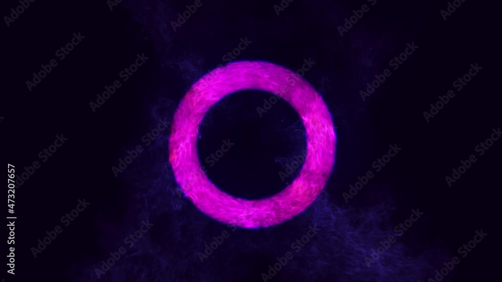 Aufkleber shockwaves. glow particles spread like ink effect. luma matte as alpha channel. emitter ball emit sw