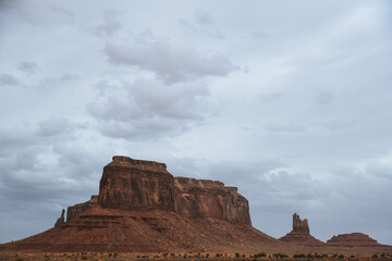 Fototapeta na wymiar Monument Valley Desert Landscape in Arizona