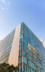 Bank glass building in Belo Horizonte, Brazil