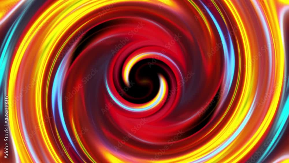 Poster abstract 3d render swirl with twisting lines in constant rotation effect. ring energy sucks in spati