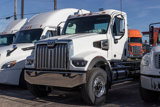 Western Star Heavy Duty Cab Truck Display. Western Star Is Owned By Daimler Trucks North America.