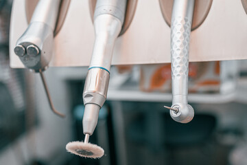 dental instruments in the dentist office