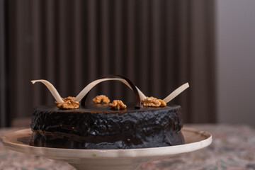 cake with chocolate