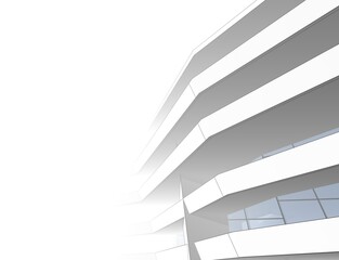 Obraz premium abstract architecture design 3d illustration