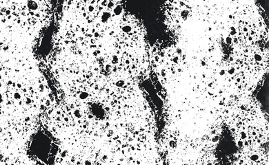 Dark Messy Dust Overlay Distress Background. Easy To Create Abstract Dotted, Scratched, Vintage Effect With Noise And Grain 