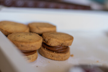 alfajor dulce de leche chip cookie