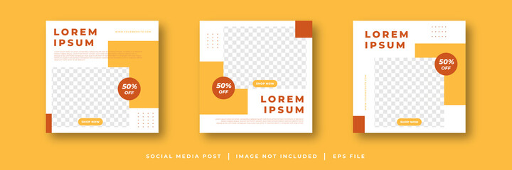 delicious menu food social media promotion and banner post 