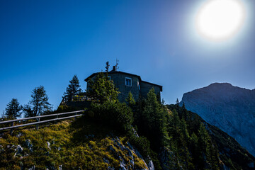 Kehlsteinhaus - Eagle's nest - famous structure on the top of the mountain Kehlstein, built for Adolf Hitler during WWII