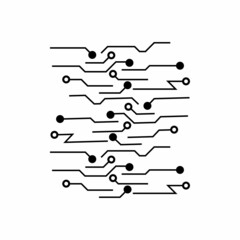 Digital Circuit Board Background Technology Illustration