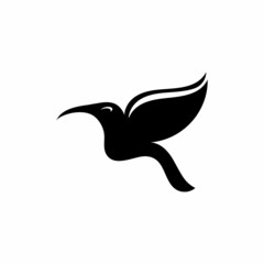 Bird simple logo art vector animal graphic design