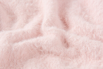 plicated pink texture faux fur fiber blanket rug