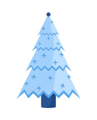 Fototapeta premium christmas tree winter