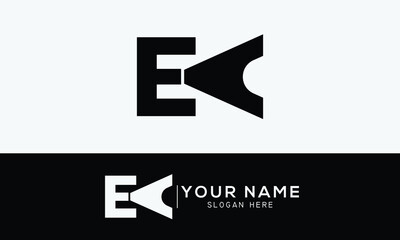 EV Logo Letter Initial Logo Designs Template