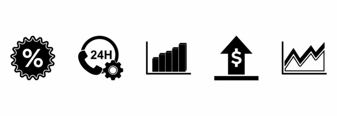 sales icon set, sales vector set sign symbol