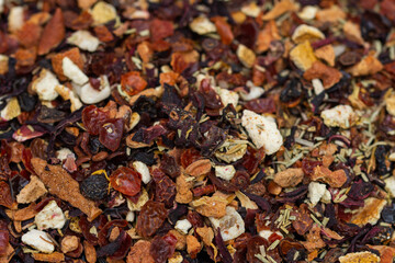 dried tea plants  isolated ,