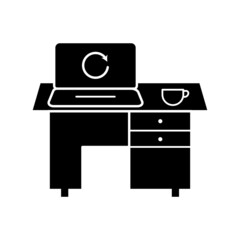 Laptop icon vector design templates on white background