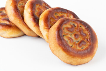 Traditional japanese food, manju. Selective focus.