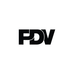 Fototapeta premium PDV letter monogram logo design vector