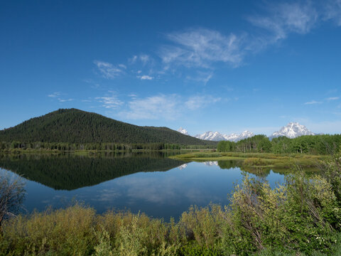 The Oxbow Bend of the Snake River in Grand Teton National Park, Wyoming