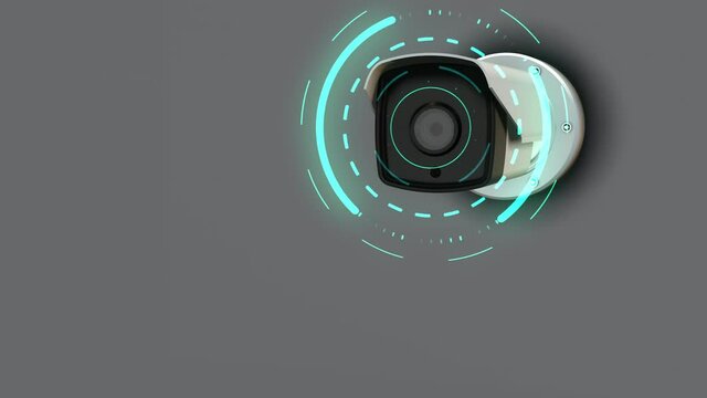 Global security and surveillance concept
