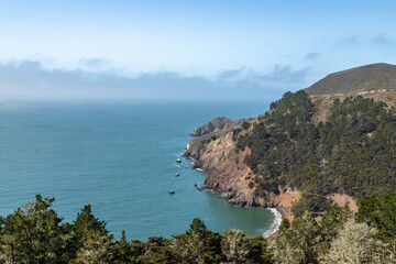 View of the Pacific ocean