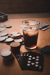 Poker and soda