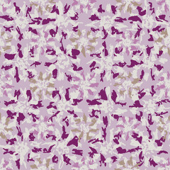 Seamless abstract pattern with floral ornament
