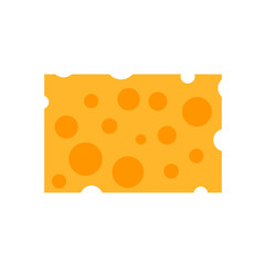 Cheese icon. Cheese vector or clipart.