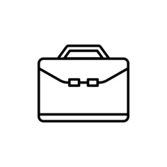 suitcase icon design template vector isolated illustration