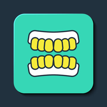 yellow teeth on white gums clip art preview