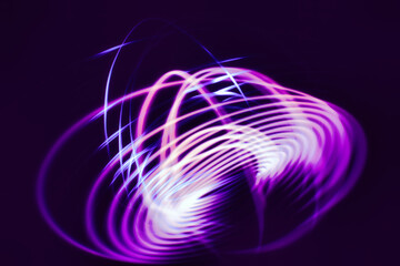 Series of abstract light experiments, showing movement and complex patterns. Great for technology or to illustrate thoughts and complex arrangements. 