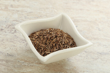 Zira seeds in the bowl