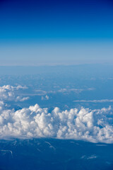 Fototapeta premium View of the clouds from the plane