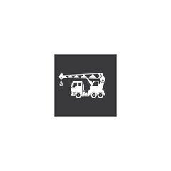 Truck crane icon.