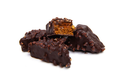 gingerbread in chocolate glaze