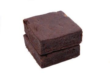 Chocolate Brownie isolated