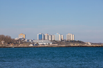 The empty beach of Neptun resort - Romania © sebi_2569