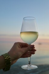 glass of champagne