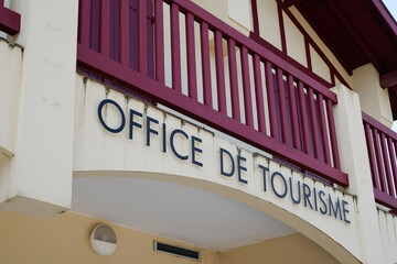 office de tourisme france text means tourism agency sign in French language