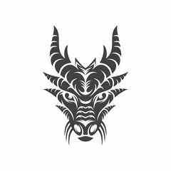 Fototapeta premium Dragon Logo Design Vector Illustration