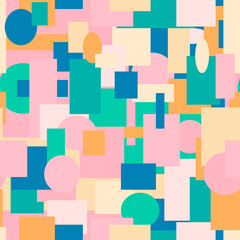 Seamless geometric pattern background. Pucci style