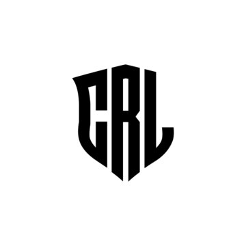 CRL letter logo design with white background in illustrator, vector logo modern alphabet font overlap style. calligraphy designs for logo, Poster, Invitation, etc.	
