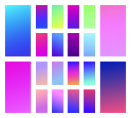 Modern vibrant gradient background. Creative template for design, cover, banner, poster, mobile app
