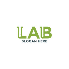 Lab logo suitable for laboratory, scientist or research