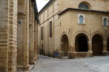 Fototapeta na wymiar Offida, historic town in Ascoli Piceno province, Marches