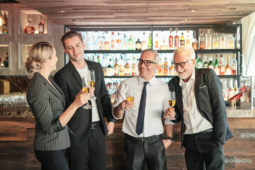 Business People Party Celebration after working