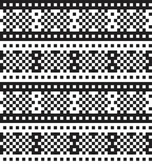 Christmas Fair Isle Seamless Pattern Background