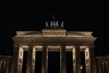 Brandenburg Gate fo Berlin at night