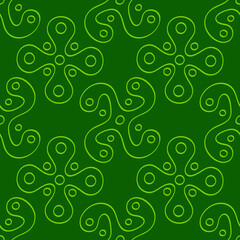 Seamless pattern with Ancient Italian sign Camunian rose for your project